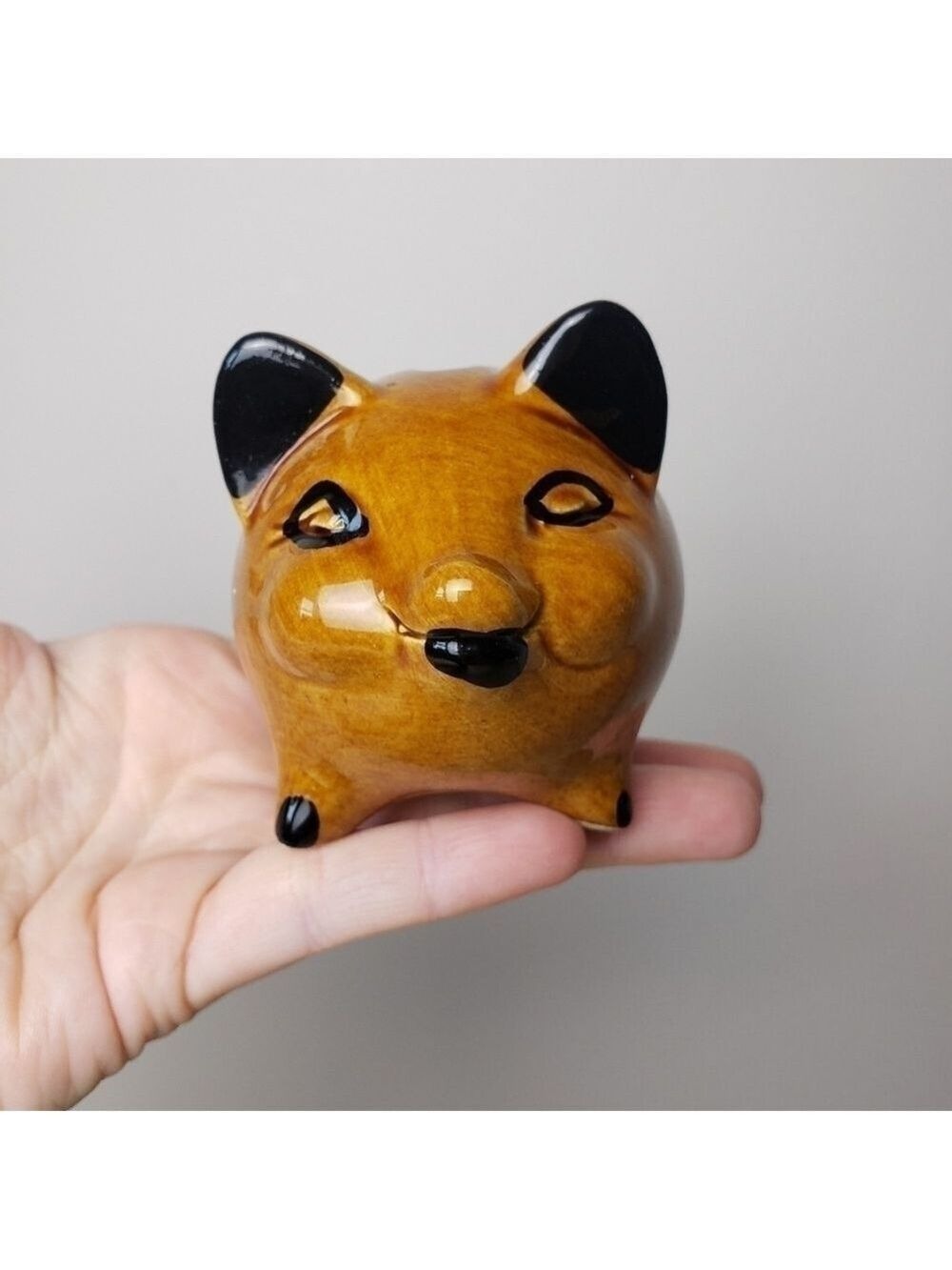 Vintage Mini Handpainted Piggy Bank - Picture 11 of 11